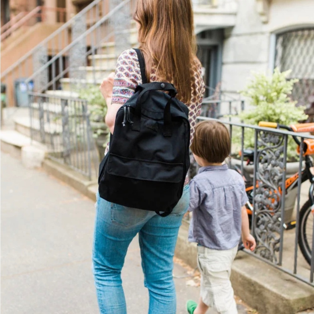 Storq Black Carryall Backpack - Diaper Bag
